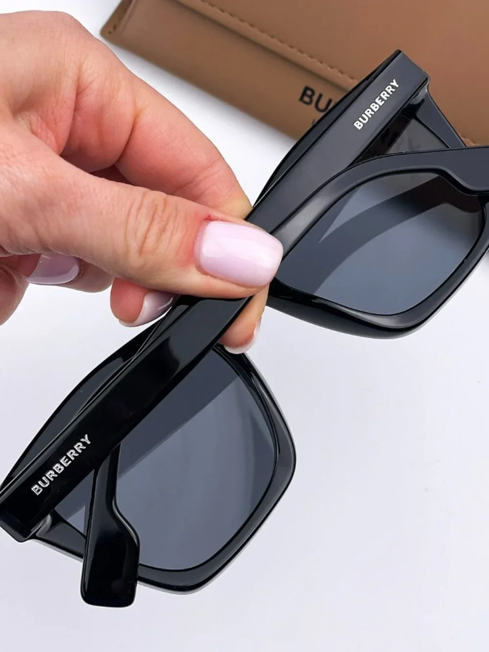 BURBERRY BE4348 300187 BLACK SQUARE SUNGLASSES